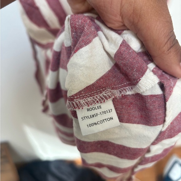 ROOLEE | striped midi dress | size m/L - Picture 9 of 9